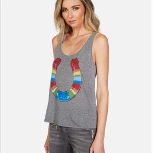 LM Julianna Tank Rainbow Horseshoe